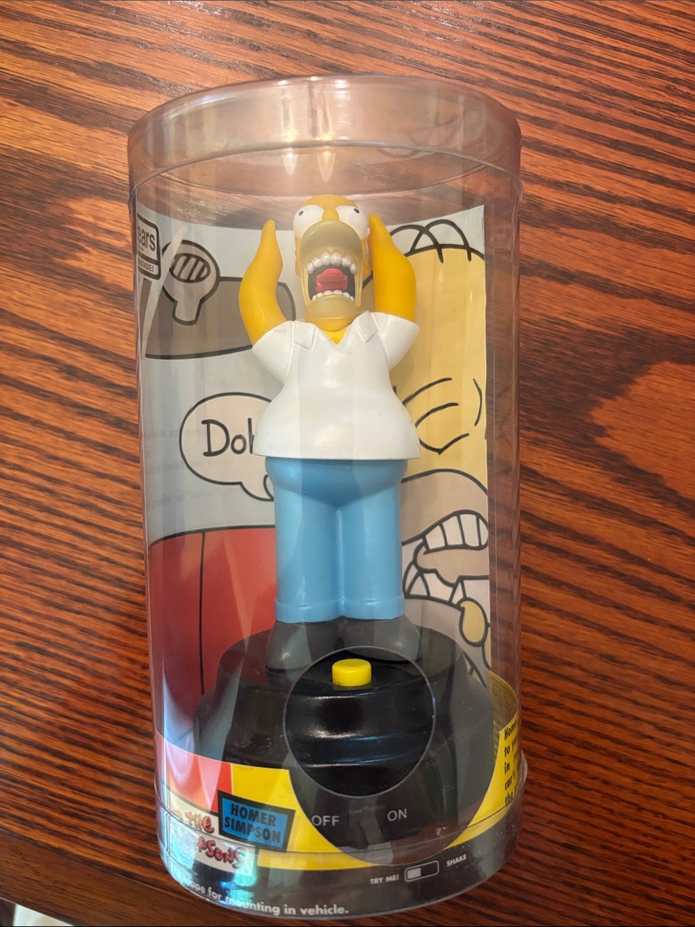 2004 Gemmy Industries "Talking Homer Simpson" dashboard figure